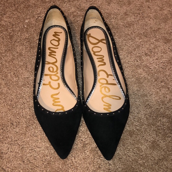 Sam Edelman Shoes - EUC Sam Edelman Black Suede Flats